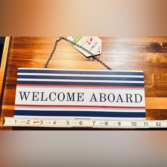 Nautical Welcome Aboard Sign - Picture 4 of 4